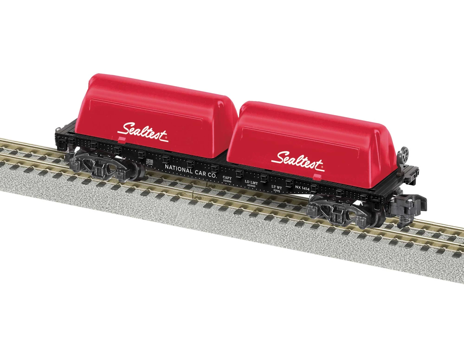 Sealtest Milk Flat Car #1414 3 Sealtest Milk Flat Car #1414
