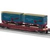 THE POLAR EXPRESS™ 50' Flatcar W/ 20' Trailers #122420 -Train Toy Store 2026671 01