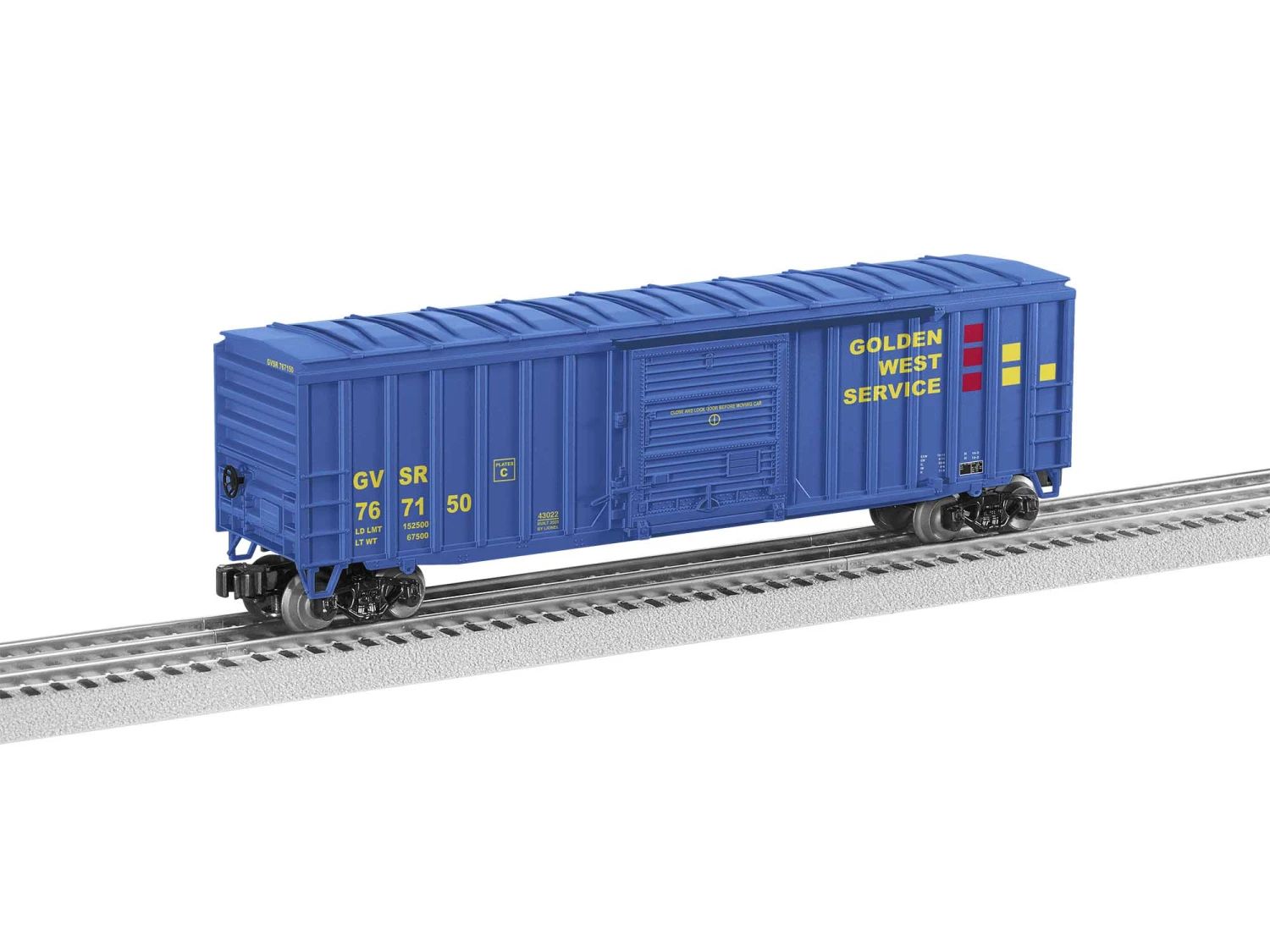 Golden West Standard O 50' Boxcar #767150 3 Golden West Standard O 50' Boxcar #767150