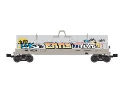 NS Coil Car #167024 W/Graffiti 5 NS Coil Car #167024 W/Graffiti -Train Toy Store 2226550 02