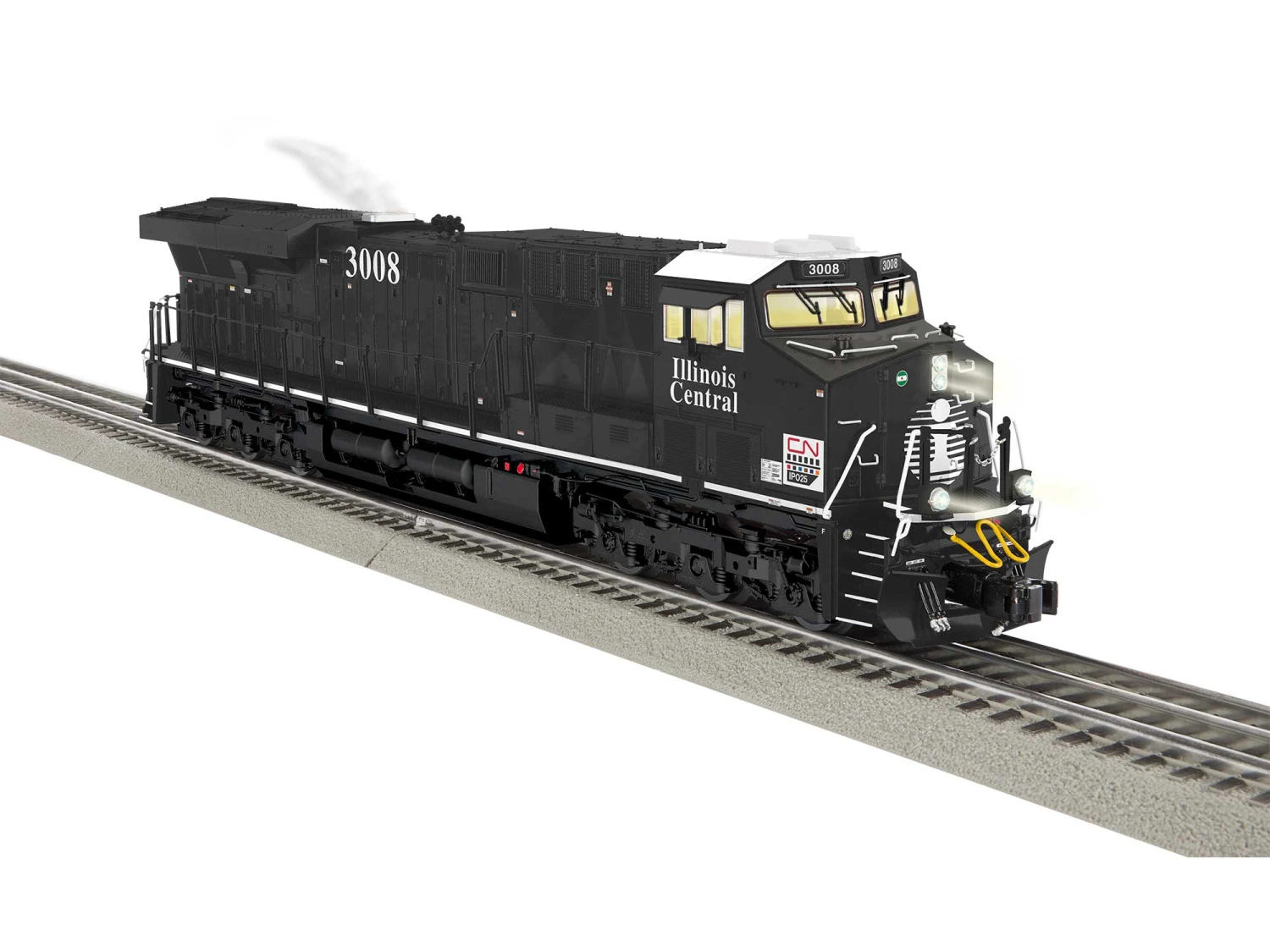 Illinois Central Non-PWD LEGACY ES44AC #3008 3 Illinois Central Non-PWD LEGACY ES44AC #3008
