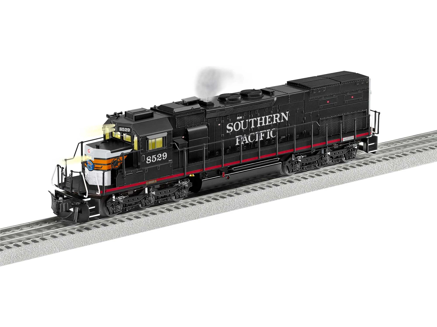 Southern Pacific Black Widow Superbass LEGACY SD40-T #8529 3 Southern Pacific Black Widow Superbass LEGACY SD40-T #8529
