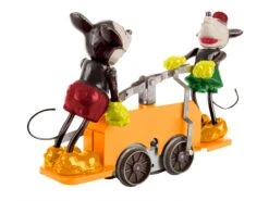 Disney's Mickey Mouse And Minnie Mouse Handcar - Orange -Train Toy Store 2335180 04