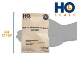 HO 33" Wheelset 12-Pack -Train Toy Store 8754331 04