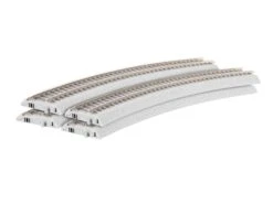 20" Radius Curve HO Fastrack 4-Pack